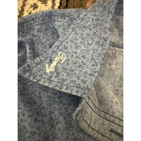 Vintage Looney Tunes Tweety Bird Womens Floral Embroidered Denim Shirt L Button - Picture 4 of 6